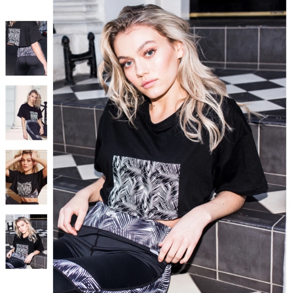 NWT Nubyen Tribal Cropped T-shirt